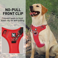Load image into Gallery viewer, No Pull Dog Harness with 2 Metal Leash Clips