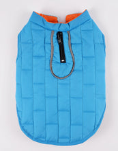 Load image into Gallery viewer, Reversible Waterproof Dog Jacket with Reflective Trim