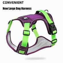 Load image into Gallery viewer, No Pull Reflective Dog Harness for Large Dogs