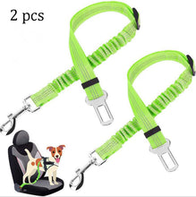 Load image into Gallery viewer, Reflective Car Seat Belt for Dogs with Elastic Bungee Buffer