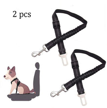Load image into Gallery viewer, Reflective Car Seat Belt for Dogs with Elastic Bungee Buffer