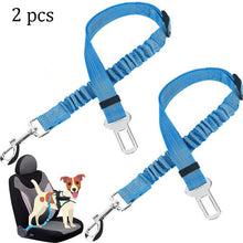 Load image into Gallery viewer, Reflective Car Seat Belt for Dogs with Elastic Bungee Buffer