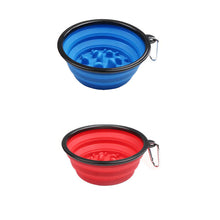Load image into Gallery viewer, 2 Pack Outdoor Collapsible Dog Bowls with Carabiner Clip