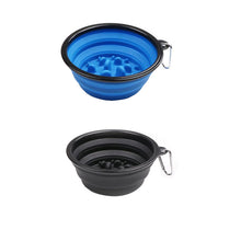 Load image into Gallery viewer, 2 Pack Outdoor Collapsible Dog Bowls with Carabiner Clip