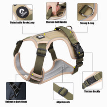 Load image into Gallery viewer, No Pull Reflective Dog Harness for Large Dogs