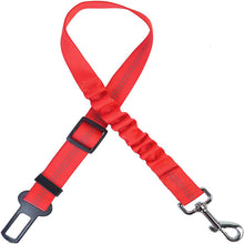 Load image into Gallery viewer, Reflective Car Seat Belt for Dogs with Elastic Bungee Buffer