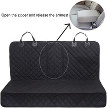 Load image into Gallery viewer, Waterproof Dog Car Seat Cover for Back Seat