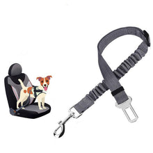 Load image into Gallery viewer, Reflective Car Seat Belt for Dogs with Elastic Bungee Buffer