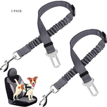 Load image into Gallery viewer, Reflective Car Seat Belt for Dogs with Elastic Bungee Buffer