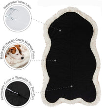 Load image into Gallery viewer, Faux Fur Orthopedic Dog Bed