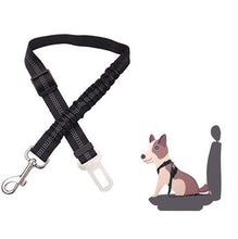 Load image into Gallery viewer, Reflective Car Seat Belt for Dogs with Elastic Bungee Buffer
