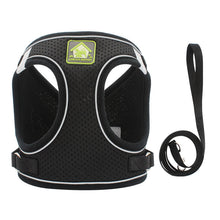 Load image into Gallery viewer, Soft Mesh Dog Harness and Leash Set