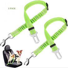 Load image into Gallery viewer, Reflective Car Seat Belt for Dogs with Elastic Bungee Buffer