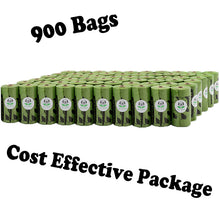 Load image into Gallery viewer, Extra Thick Biodegradable Dog Poo Bags 900pcs/60 rolls