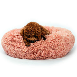 Calming Dog Bed with Removable Cover