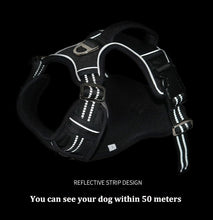 Load image into Gallery viewer, No Pull Dog Harness with 2 Metal Leash Clips