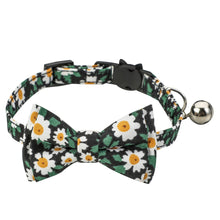Load image into Gallery viewer, Cat Collar Breakaway with Bell and Bow Tie