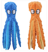 Load image into Gallery viewer, Dog Squeaky Toys Octopus - No Stuffing Crinkle Plush Dog Toys