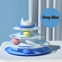 Load image into Gallery viewer, Pet Interactive Fun Roller Exerciser 4 Level Cat Turntable Cat Toys