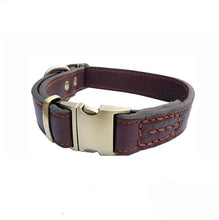 Load image into Gallery viewer, Personalized Genuine Leather Dog Collars