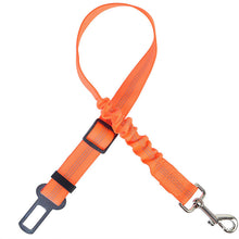 Load image into Gallery viewer, Reflective Car Seat Belt for Dogs with Elastic Bungee Buffer