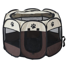 Load image into Gallery viewer, Foldable Puppy Pop Up Playpen for Dog and Cat Indoor and Outdoor Use