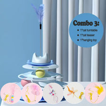 Load image into Gallery viewer, Pet Interactive Fun Roller Exerciser 4 Level Cat Turntable Cat Toys