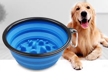 Load image into Gallery viewer, 2 Pack Outdoor Collapsible Dog Bowls with Carabiner Clip