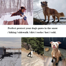 Load image into Gallery viewer, 4PCS Waterproof Dog Booties with Reflective Straps