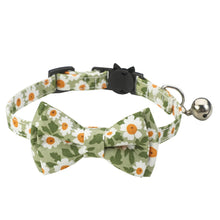 Load image into Gallery viewer, Cat Collar Breakaway with Bell and Bow Tie