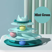 Load image into Gallery viewer, Pet Interactive Fun Roller Exerciser 4 Level Cat Turntable Cat Toys