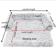 Load image into Gallery viewer, "Couch Defender" Calming Dog Sofa Bed with Removable Cover