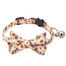 Load image into Gallery viewer, Cat Collar Breakaway with Bell and Bow Tie