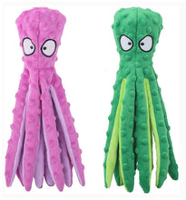 Load image into Gallery viewer, Dog Squeaky Toys Octopus - No Stuffing Crinkle Plush Dog Toys