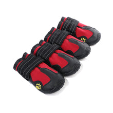 Load image into Gallery viewer, 4PCS Waterproof Dog Booties with Reflective Straps