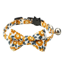 Load image into Gallery viewer, Cat Collar Breakaway with Bell and Bow Tie
