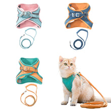 Load image into Gallery viewer, PawHot Puppy Harness and Lead Set Step in Dog Vest Harness with Handle for Small Dogs Escape Proof Dog Harness
