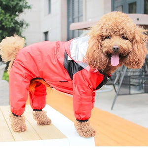 Dog Waterproof Jumpsuit Raincoat