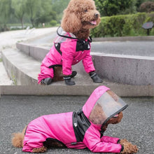Load image into Gallery viewer, Dog Waterproof Jumpsuit Raincoat
