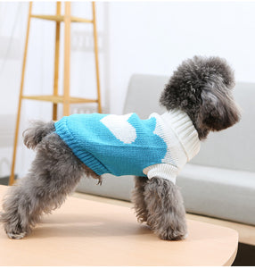 Cartoon Patterned Dog Sweater