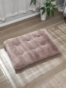 Long Plush Dog Bed Mat