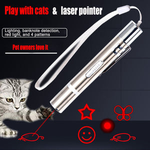 USB-Charged Cat Laser Toy with Pattern Projection