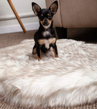 Load image into Gallery viewer, Faux Fur Orthopedic Dog Bed
