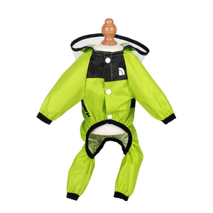 Dog Waterproof Jumpsuit Raincoat