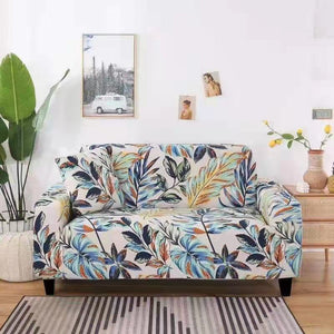 Printed Sofa Cover for Homes with Pets & Children