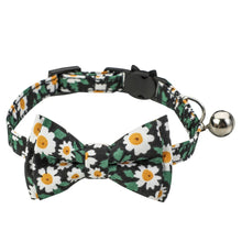 Load image into Gallery viewer, Cat Collar Breakaway with Bell and Bow Tie
