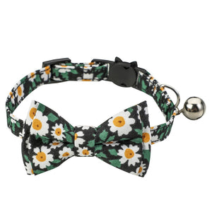 Cat Collar Breakaway with Bell and Bow Tie
