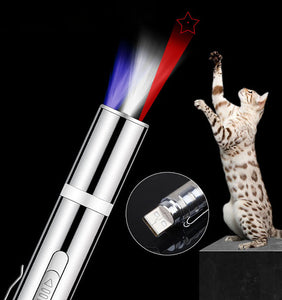 USB-Charged Cat Laser Toy with Pattern Projection