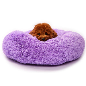 Calming Dog Bed with Removable Cover