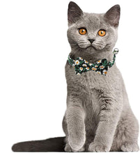 Load image into Gallery viewer, Cat Collar Breakaway with Bell and Bow Tie
